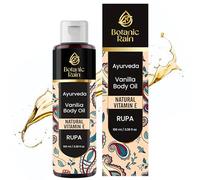 Botanic Rain Aceite corporal de vainilla Ayurveda, aceite corporal hidratante e hidratante, aceite corporal para mujeres después de la ducha, productos ayurveda para piel flácida - 100 ml (1)