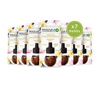 Botanica by Air Wick - Recambio para difusor enchufable, vainilla y Himalaya, paquete de 7 x 19 ml, fragancia de larga duración, dura hasta 700 días, ambientador enchufable