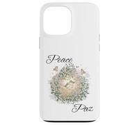 Botanical Birds Romantic Nature Estética con flores Carcasa para iPhone 13 Pro Max