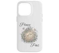 Botanical Birds Romantic Nature Estética con flores Carcasa para iPhone 14 Pro Max
