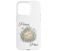 Botanical Birds Romantic Nature Estética con flores Carcasa para iPhone 15 Pro Max