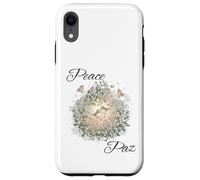 Botanical Birds Romantic Nature Estética con flores Carcasa para iPhone XR