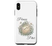 Botanical Birds Romantic Nature Estética con flores Carcasa para iPhone XS Max