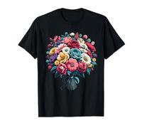 Botanical Bliss Ramo de Flores Silvestres Amante de la Naturaleza Floral Camiseta