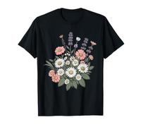 Botanical Bliss Ramo de Flores Silvestres Amante de la Naturaleza Floral Camiseta
