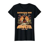 Botanical Boo Ghostly Grew Halloween Gardening Gardener Camiseta gráfica económica, Mujer, Negro, XS
