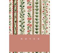 Botanical Floral Lined Notebook: A 100-Page Journal with a Decorative Folk Floral Cover and Plain Lined Pages Inside, Valentines Day, 7x9