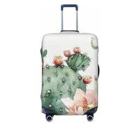 Botanical Garden - Funda elástica para equipaje de viaje, diseño de cactus y suculentas, antiarañazos, estampado, Black, XL