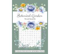 Botanical Garden Word Search Puzzle Book: Word Searches with easy to read print about botanical garden, botanical names, plants and more | 6x9 inches, ... Holidays, Relaxation and Free Times