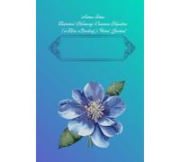 Botanical Harmony: Common Hepatica (or Blue Liverleaf). Floral Journal: Elegant 6 x 9 Notebook with Aesthetic Flower Cover for Writing, Reflection, and Creative Inspiration