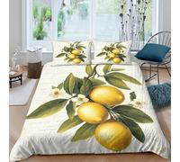 Botanical illust Funda de Edredón Microfibra 3 Piezas Impresión 3D Cierre de Cremallera Oculta ilustración botánica Funda Edredon Fundas de Almohada Lavables Transpirable for niños Double（200x200cm）