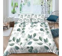 Botanical illust Funda Edredon Microfibra Suave 3 Piezas Estampado 3D Cremallera Oculta ilustración botánica Funda de Edredón con Funda de Almohada Transpirable Lavables for niña Double（200x200cm）