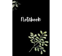 Botanical Notebook 1: Pretty floral notebook, 6"x9", 120 lined pages, garden plants flowers, for home office school college, gift for friends family ... in handbag school bag, attractive, beautiful