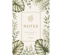 Botanical Notes Notebook Cream Ivory: Premium Graph Paper Notebook with Elegant Botanical Cover | Grid Journal for Notes, Planning, Sketching & Organization