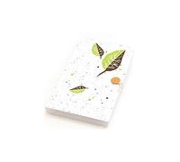 Botanical Paper Works W64150GL Think Write & Grow Diario de hojas verdes, grado: 1 a 1, 0.75" de altura, 5" de ancho, 8.25" de longitud