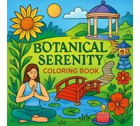 Botanical Serenity Coloring Book: A Gentle Escape into Nature's Calm