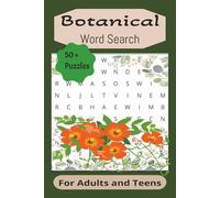 Botanical Word Search Puzzle Book: Word Searches with Easy to Read Print about Botanicals, Gardening, Horticulture and More. | 6 x 9 inches, 110 pages ... gift for Holidays, Vacations and Birthdays