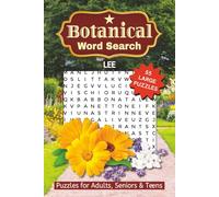 Botanical Word Search: Word Search Puzzle Botanical: Flowers, Fruits, Gardens, easy to read print, 110 pages, 6"x9" book size, 55 puzzles, relaxing, ... reduce stress, for seniors, adults and teens.