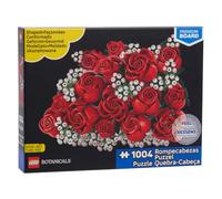Botanicals Rose Puzzle Die-Cut Jigsaw, Regalo para Fans de Lego | 1004 piezas, 74 x 55 cm, Póster, Desde 9 años, Para niños y adultos