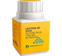 Lecitina de Soja 1200mg 45 perlas de Botanicapharma - Disminuye el Colesterol y mejora el Rendimiento Intelectual (Fósforo, Inositol, Fosfatidilcolina
