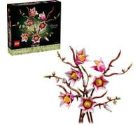 LEGO Botanicals Ramas de Magnolia - Maqueta para Adultos de Ramo de Flores Artificiales - 5 Magnolias para la Decoración Floral del Salón o Dormitorio - Regalo para Mujeres - 11510