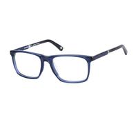 Botaniq BIO-1026-105 - Marco rectangular para gafas de acetato, color azul oscuro