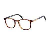 Botaniq Gafas cuadradas de acetato en negro para hombre, gafas con nivel de visión, opcional con gafas de sol tintadas o filtro de luz azul (modelo BIO-1012-196)