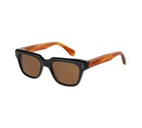 BOTANIQ Gafas cuadradas de acetato negro para hombre, opcional con nivel de visión (modelo BIS-7047-104)