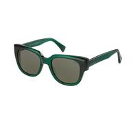 BOTANIQ Gafas cuadradas de acetato verde para mujer, opcional con nivel de visión (modelo BIS-7034-107)