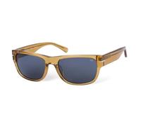 BOTANIQ Gafas rectangulares de acetato amarillo para hombre, opcionales con nivel de visión (modelo BIS-7018-127)