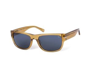 BOTANIQ Gafas rectangulares de acetato amarillo para hombre, opcionales con nivel de visión (modelo BIS-7018-127)