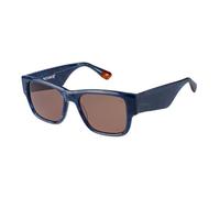 BOTANIQ Gafas rectangulares de acetato azul para mujer, opcional con nivel de visión (modelo BIS-7074-105)