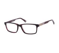 Botaniq Gafas rectangulares de acetato en rojo para hombre, gafas con nivel de visión, opcional con gafas de sol tintadas o filtro de luz azul (modelo BIO-1024-160)