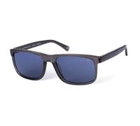BOTANIQ Gafas rectangulares de acetato gris para hombre, opcionales con nivel de visión (modelo BIS-7012-108)