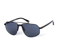 BOTANIQ Gafas rectangulares de acetato negro para hombre, opcional con nivel de visión (modelo BIS-7016-004)