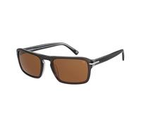 BOTANIQ Gafas rectangulares de acetato negro para hombre, opcional con nivel de visión (modelo BIS-7037-104)