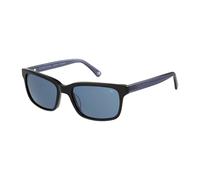 BOTANIQ Gafas rectangulares de acetato negro para hombre, opcional con nivel de visión (modelo BIS-7045-104)