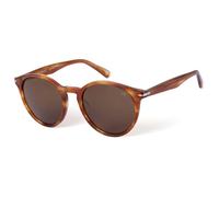 BOTANIQ Gafas redondas de acetato en color marrón para mujer, opcional con nivel de visión (modelo BIS-7007-102)