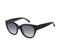 BOTANIQ Gafas redondas de acetato negro para mujer, opcional con nivel de visión (modelo BIS-7032-104)