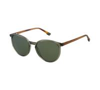 BOTANIQ Gafas redondas de acetato verde para hombre, opcionales con nivel de visión (modelo BIS-7071-102)