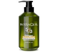 BOTÁNQUIL Champú de jengibre para el crecimiento del cabello, 473 ml, champú de jengibre para permanentes y coloración para mujeres y hombres, champú anticaída fuerte reparación, hidratación y cuidado