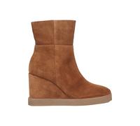 Botas A Los Tobillos De Cuero Barnizado / Charol Cuña Geox D Eildea B MKP