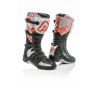 Botas ACERBIS X-Team Boots con Protectores Cross Negro Grigio Rosso 43