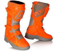 botas acerbis x-team kid - infantil naranja / gris N 36