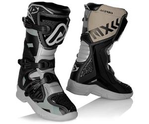 botas acerbis x-team kid - infantil negro / gris N 34