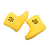 Botas Agua Niña - Hule Boots Rain Rain Kids Kids Cartoon Boys Shoes Baby Baby Shoes (Yellow 3-4 Years)