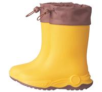 Botas Agua Niño 31 - Botas De Exterior para Niños Ligeras De Goma para La Lluvia Diseño Sin Cordones Ideales para Días Lluviosos Y para Usar En Cualquier Temporada (Light Yellow 11-12)
