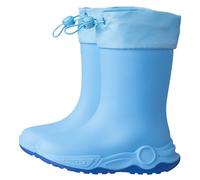 Botas Agua Niño 31 - Botas De Exterior para Niños Ligeras De Goma para La Lluvia Diseño Sin Cordones Ideales para Días Lluviosos Y para Usar En Cualquier Temporada (Blue 4-5)