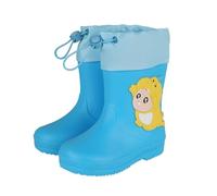 Botas Agua NiñOs - Botas de lluvia para niñas botines para niños pequeños con un bonito diseño de conejito y dinosaurio forro polar extraíble suela suave para uso diario primavera verano y otoño
