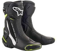 Botas Alpinestars SMX Plus V2 Negro-blanco-amarillo fluor 39